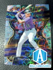 2020 Panini Select Baseball Scope Prizm Yonathan Daza RC Rookie #67 Rockies